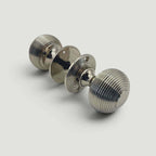 Solid Beehive Door Knob – Polished Nickel