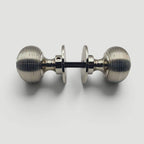 Solid Beehive Door Knob – Polished Nickel