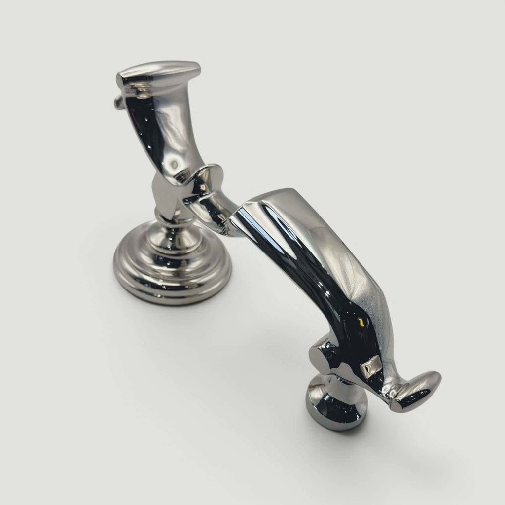 Heavy Doctors Knocker – Polished Nickel