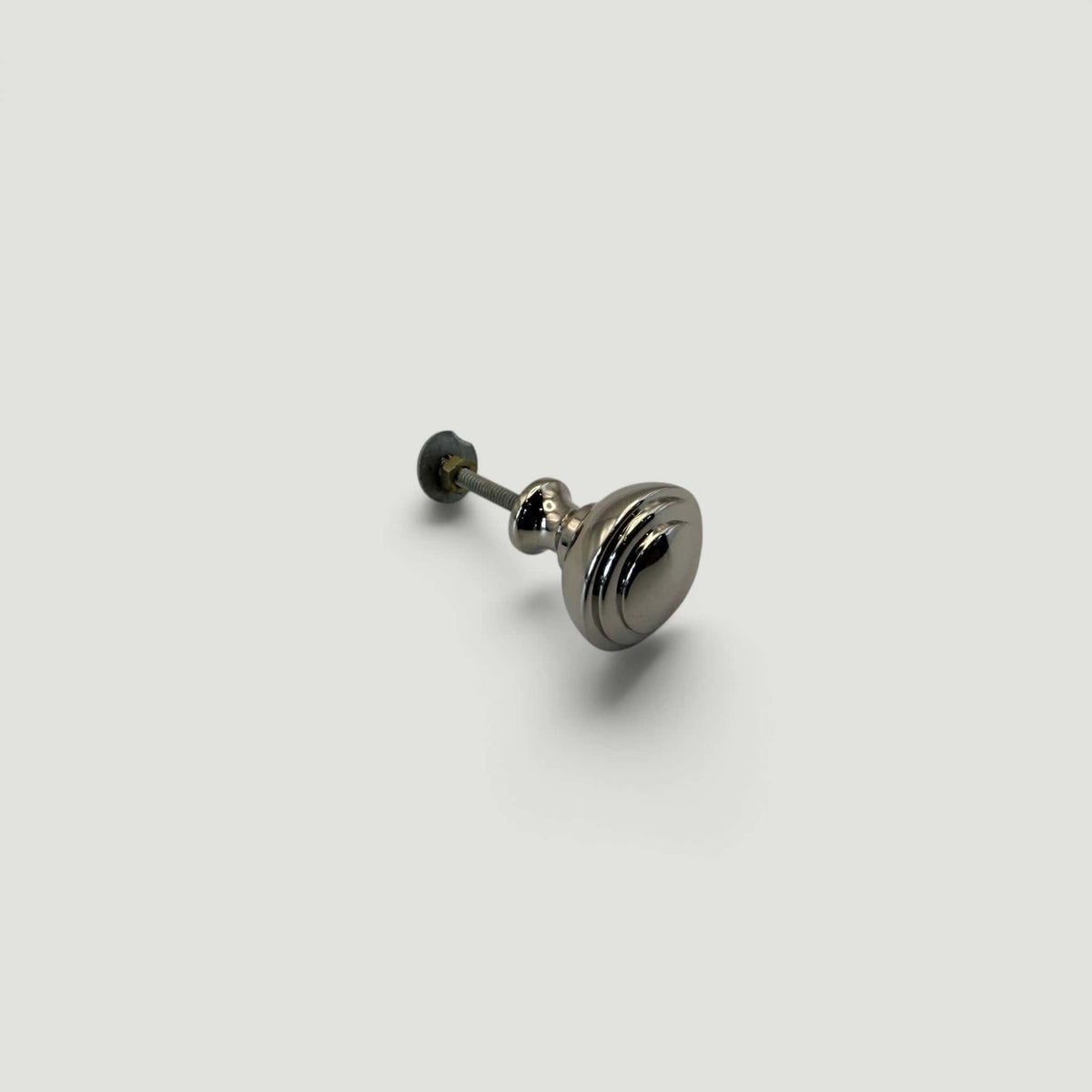 Stepped Cupboard Knob 32mm – Polished Nickel