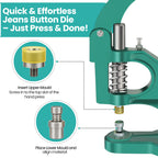 Jeans Button Die Set for Green Machine Hand Press