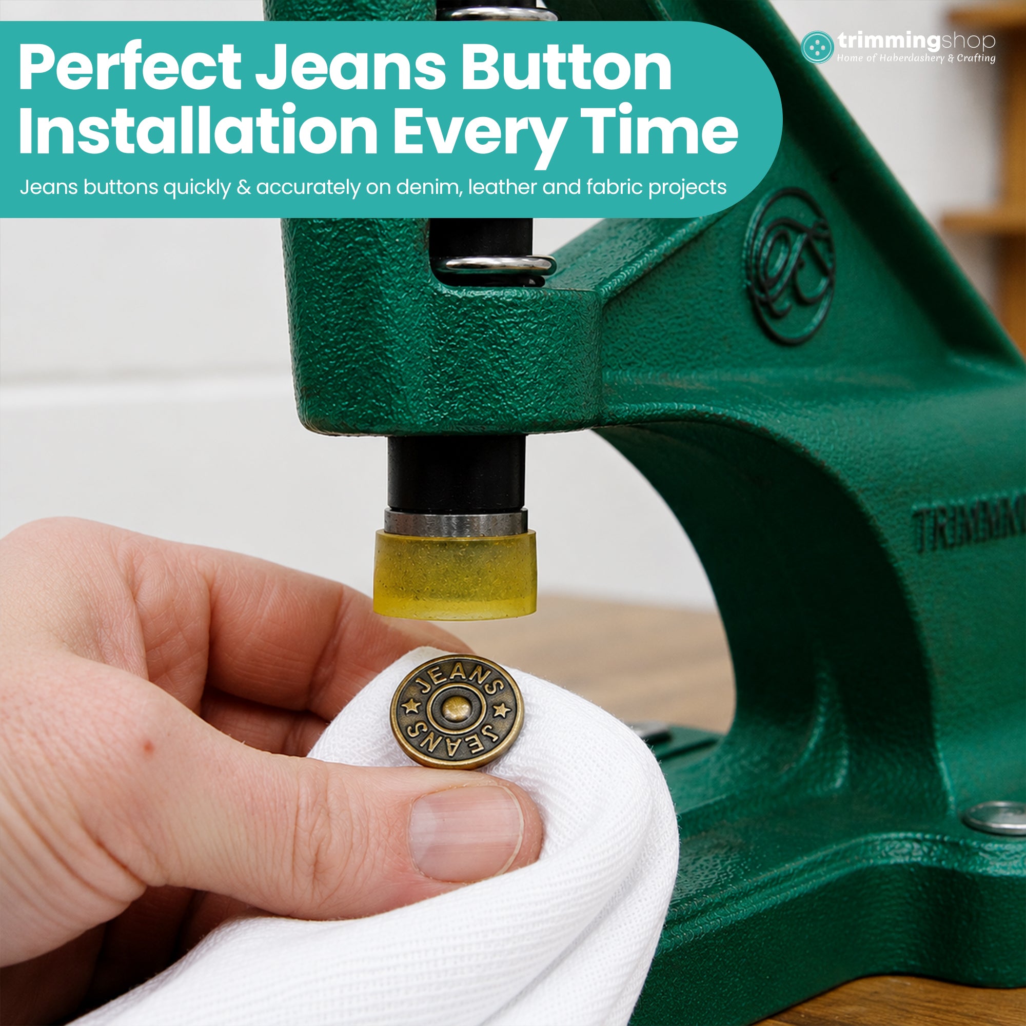 Jeans Button Die Set for Green Machine Hand Press