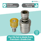 Hat Rivets Fixing Die Set for Green Machine Hand Press