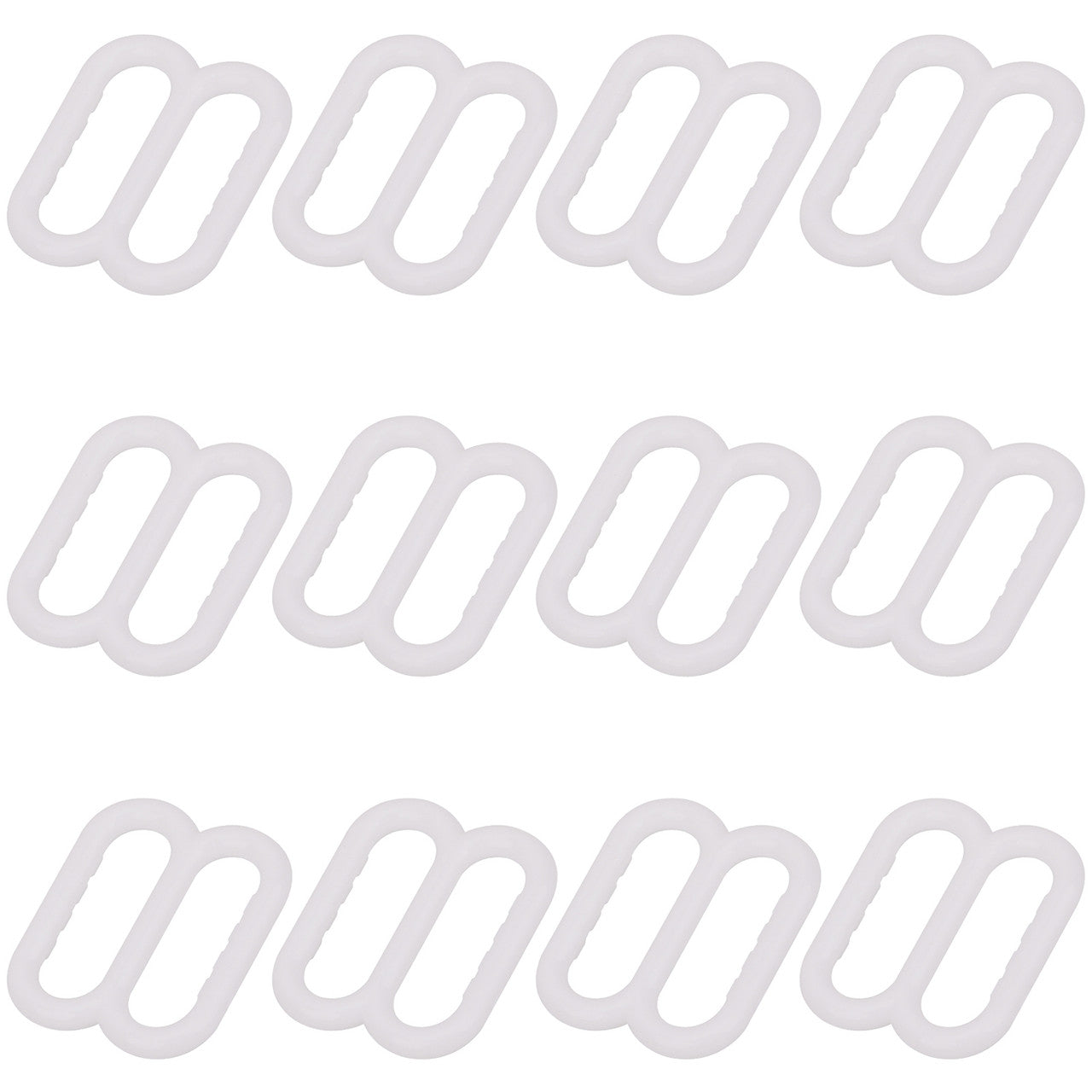 KAM Plastic Bra Strap Adjuster Buckles (Pack of 10)