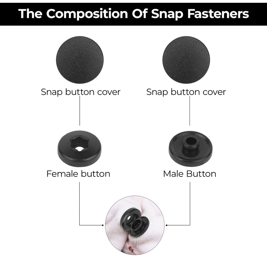 Kam Snap Buttons with Storage Case