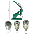 The Green Machine Hand Press® with KAM Snap Poppers Die Set