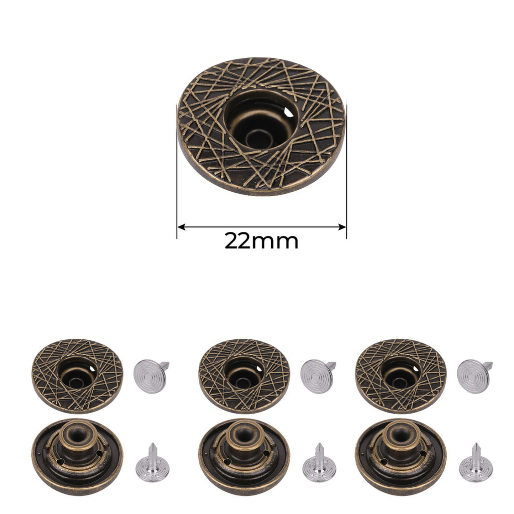 22mm KAM Jeans Buttons