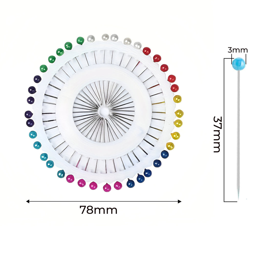 Round Shaped Pearl Head Pins