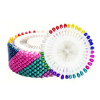 Multicoloured Pear Shape Pearl Head Pins