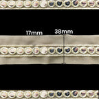 38mm Wide Indian Mirror Lace - 4M