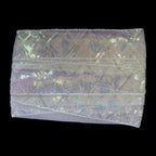 67mm Wide Indian Silver Sequin Lace - White - 4M