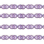 Rhinestone Lace - Purple