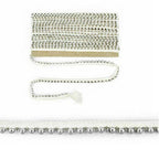 White Lace with Silver Beads -1M