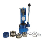 Blue Fabric Button Covering Hand Press Machine + Die Set