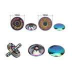 Magnetic Clasp Snap Fastener Button Double Rivet Closures