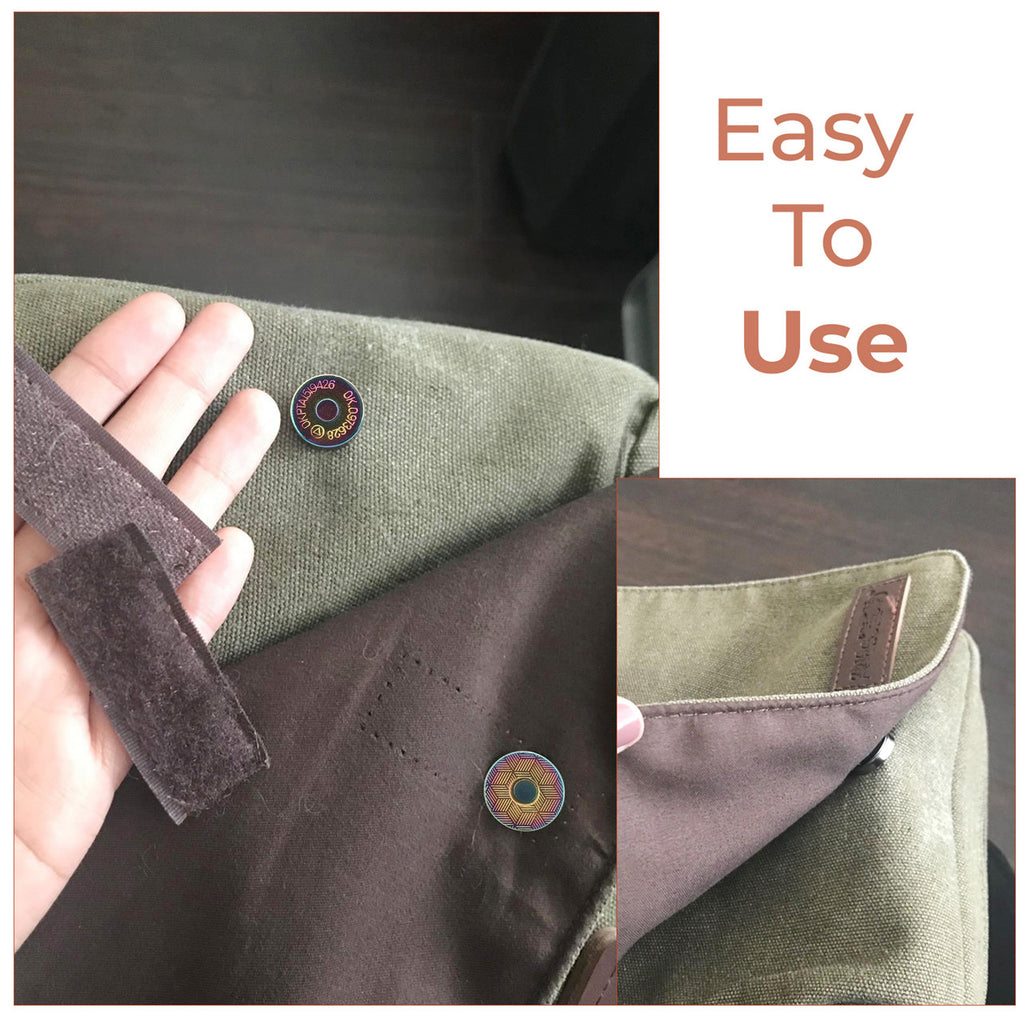 Magnetic Clasp Snap Fastener Button Double Rivet Closures