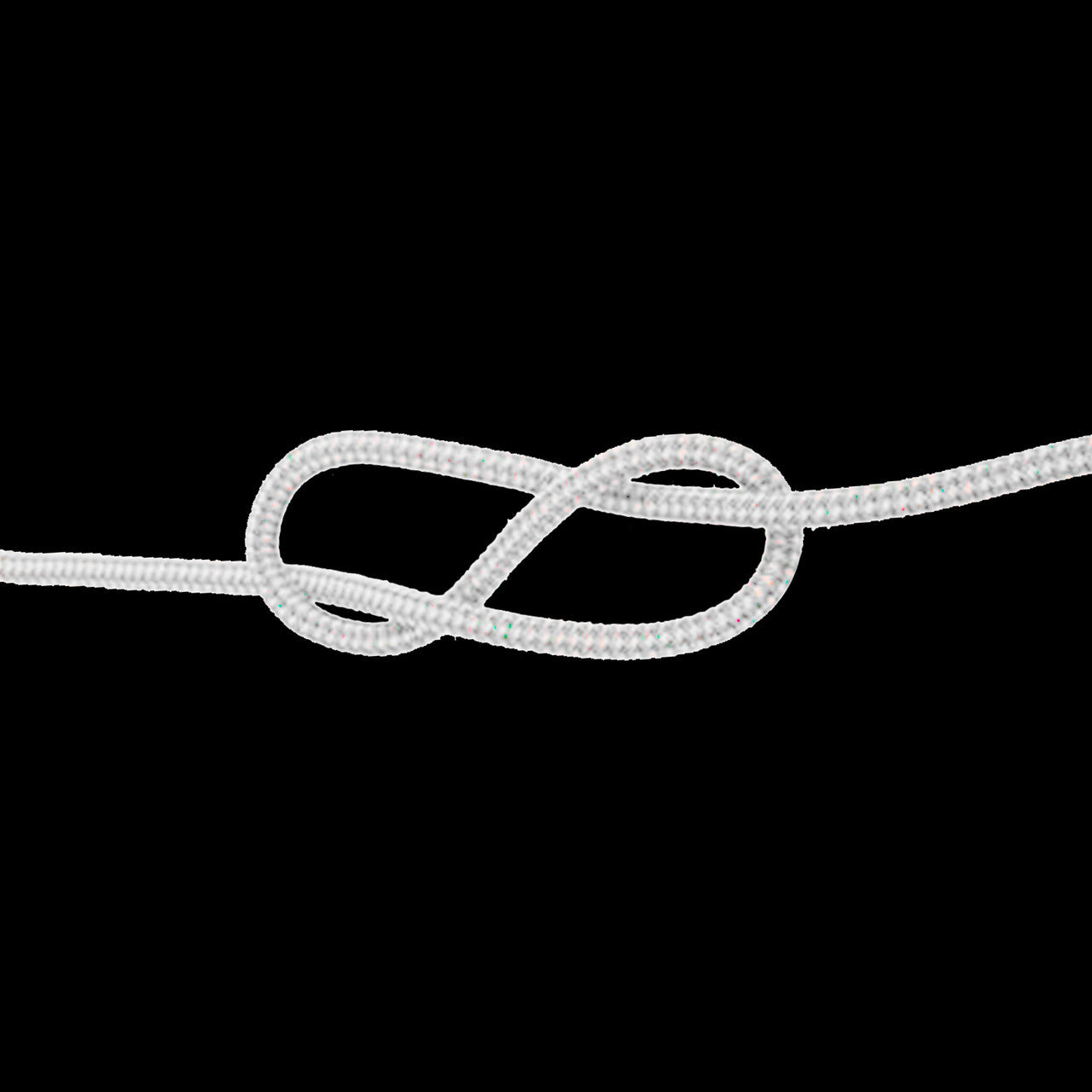 2mm White Nylon Braided Cord