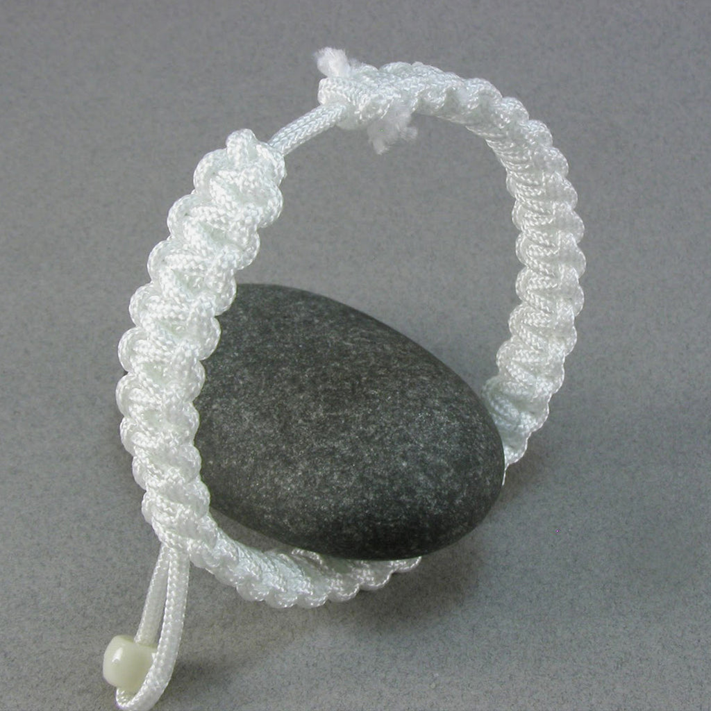 2mm White Nylon Braided Cord