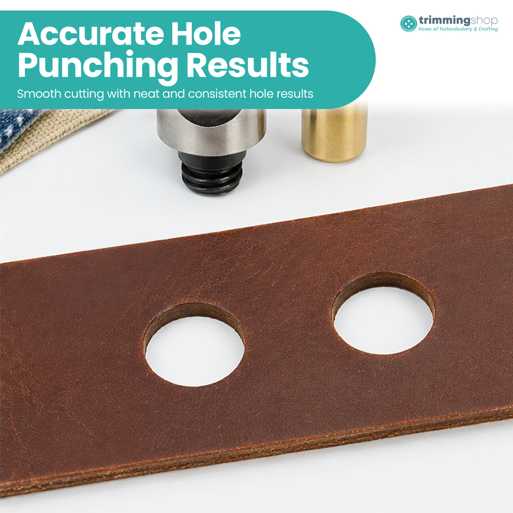 Hole Cutting Die with Gold Base for Green Machine Hand Press