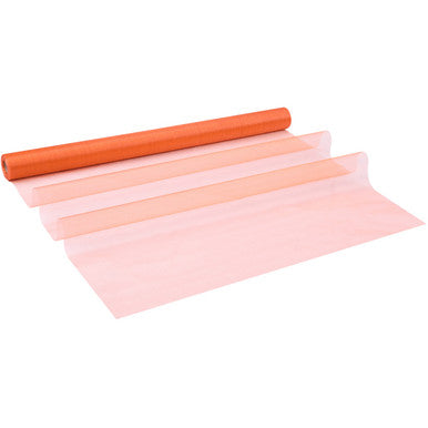 15m x 70cm Organza Roll - Orange