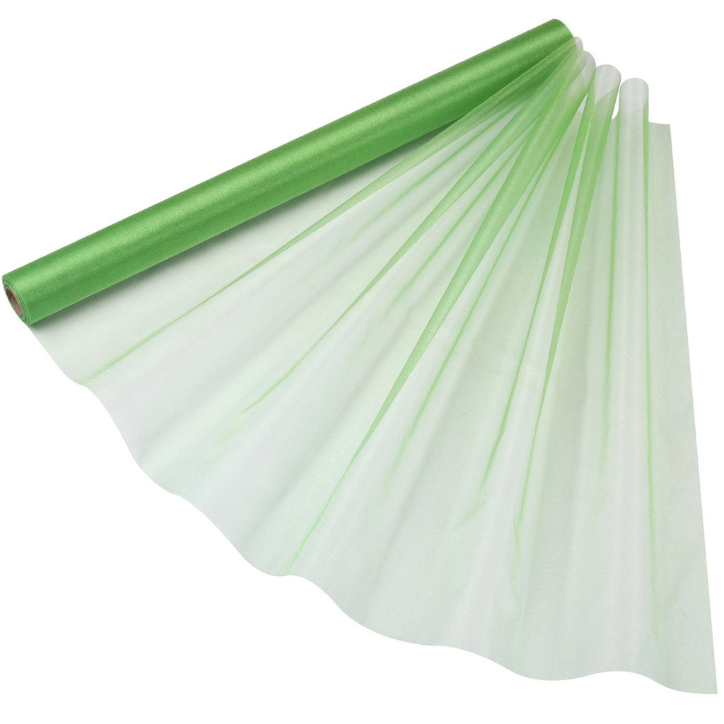 15m x 70cm Organza Roll - Sage