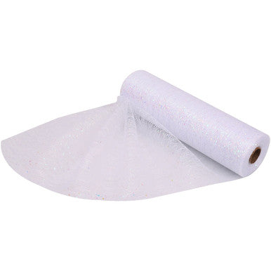25m x 29cm Organza Roll Sparkle Glitter Sequin