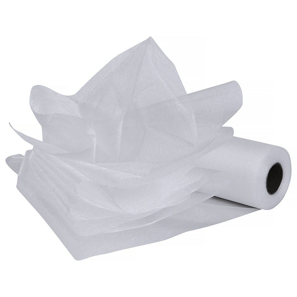 25m x 29cm Organza Roll - White
