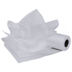 25m x 29cm Organza Roll - White