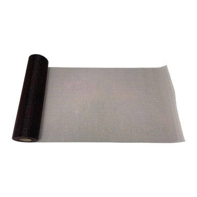 25m x 29cm Organza Sheer Roll - Dark Brown