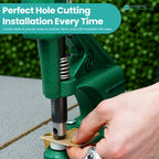 Oval Hole Cutting Die with Plastic Base for Green Machine Hand Press