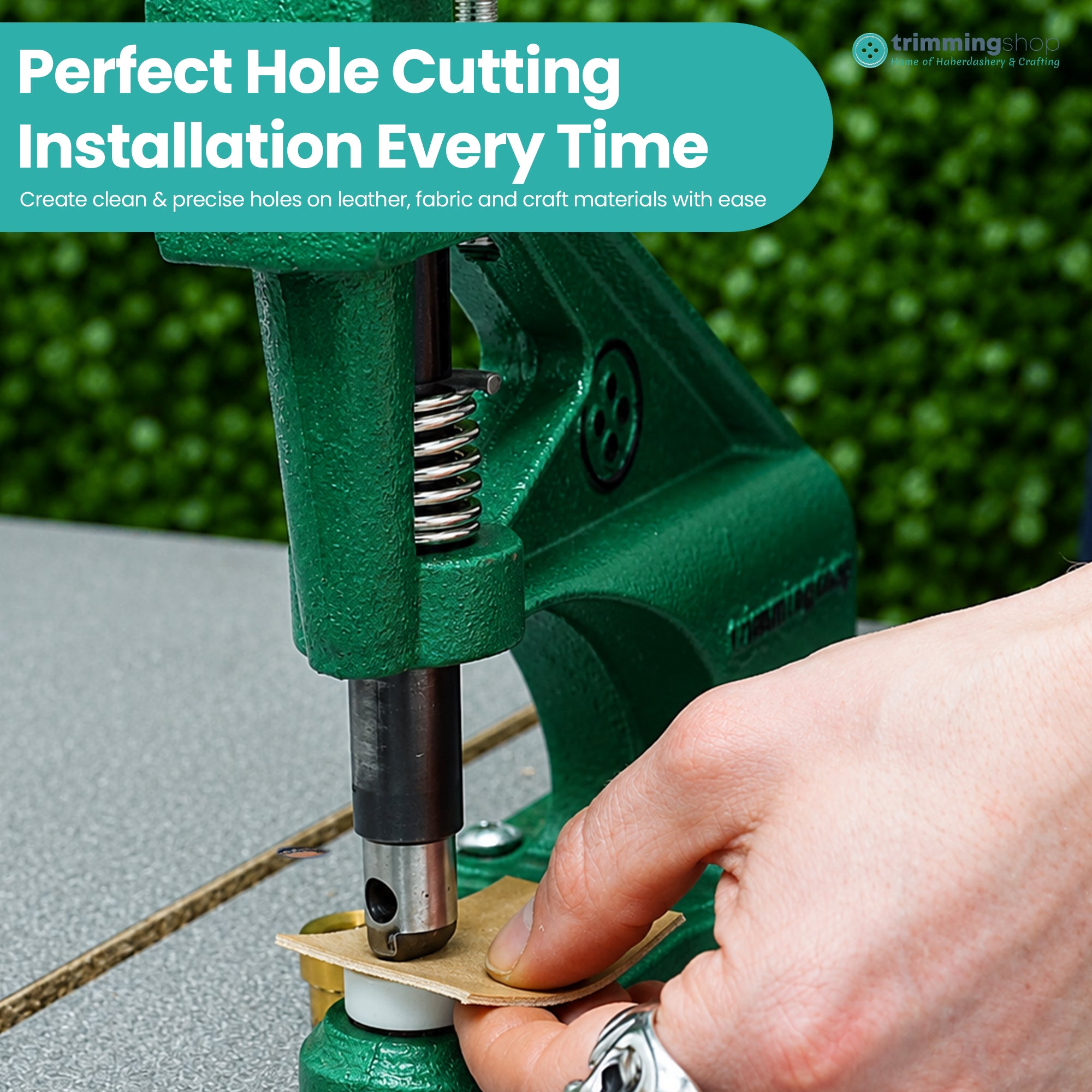 Oval Hole Cutting Die with Plastic Base for Green Machine Hand Press