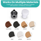 Oval Hole Cutting Die with Plastic Base for Green Machine Hand Press