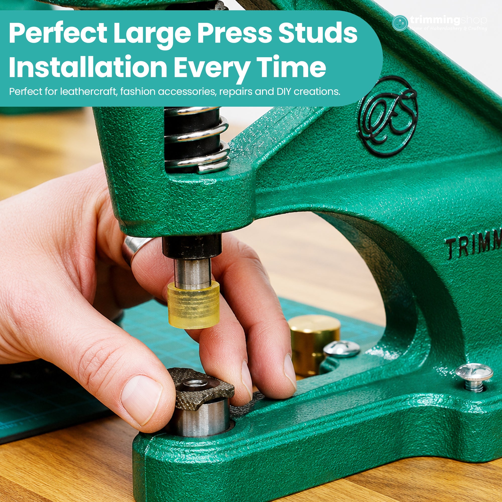 Ring Spring Press Stud Die Set for Green Machine Hand Press
