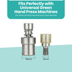 9.5mm Punk Cone Stud Die Set for Green Machine Hand Press