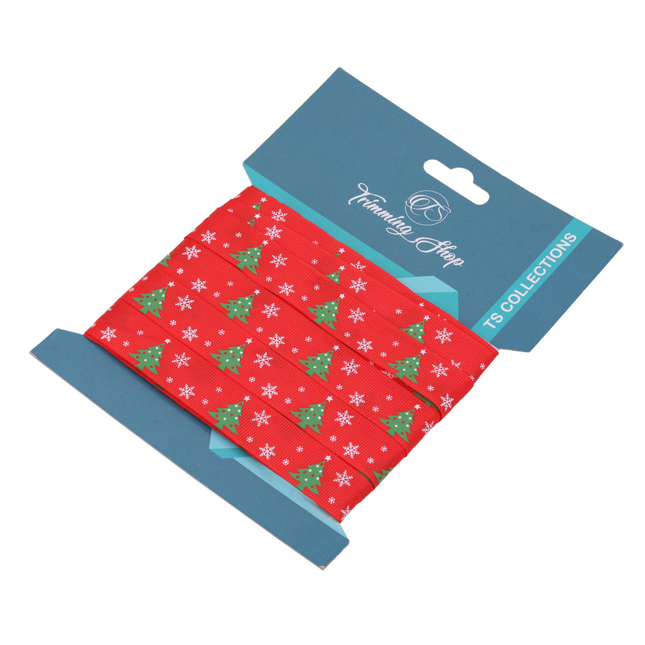 20mm Double Sided Ribbon - Christmas Trees