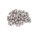 7mm x 14mm SIlver Tree Shaped Punk Studs (Pack of 50)