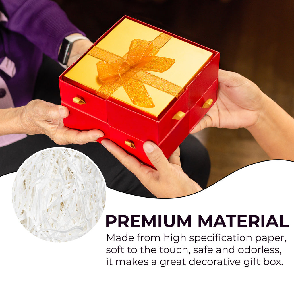 Shredded Tissue Paper - White