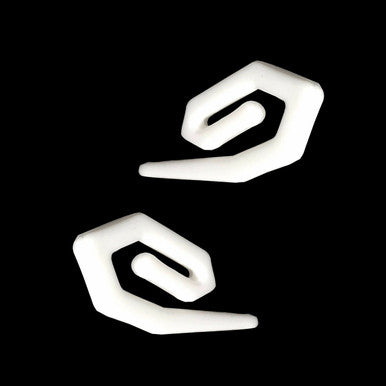 Securit 28mm Plastic Curtain Hooks for Header Tape (Pack of 300)