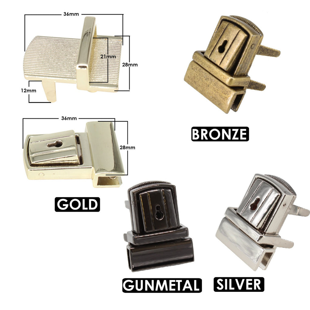36mm x 28mm Tuck Lock Clasp