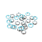 9.5mm Snap Poppers (Pack of 100) - Sky Blue