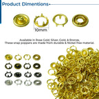 Nickel Free Snap Poppers