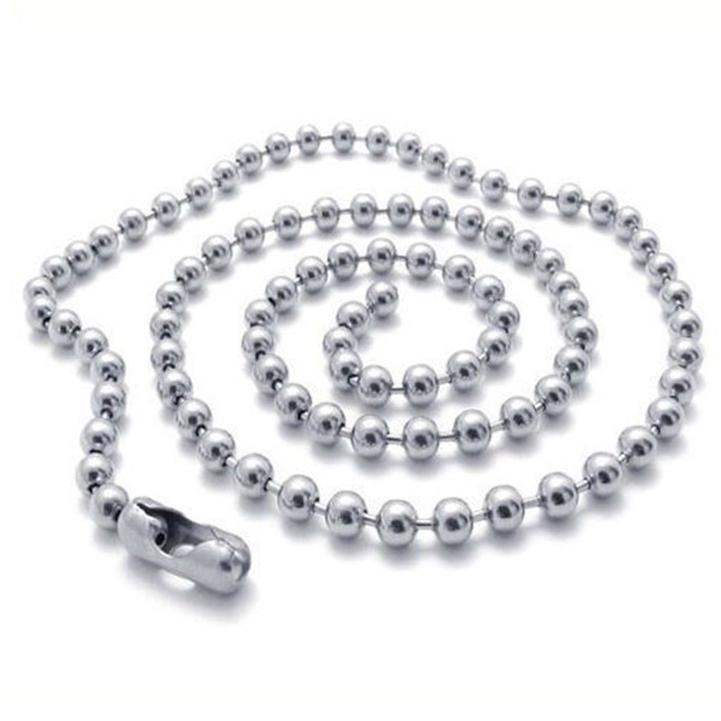 Metal Ball Chain with Connector Lock - (Pack of 100)