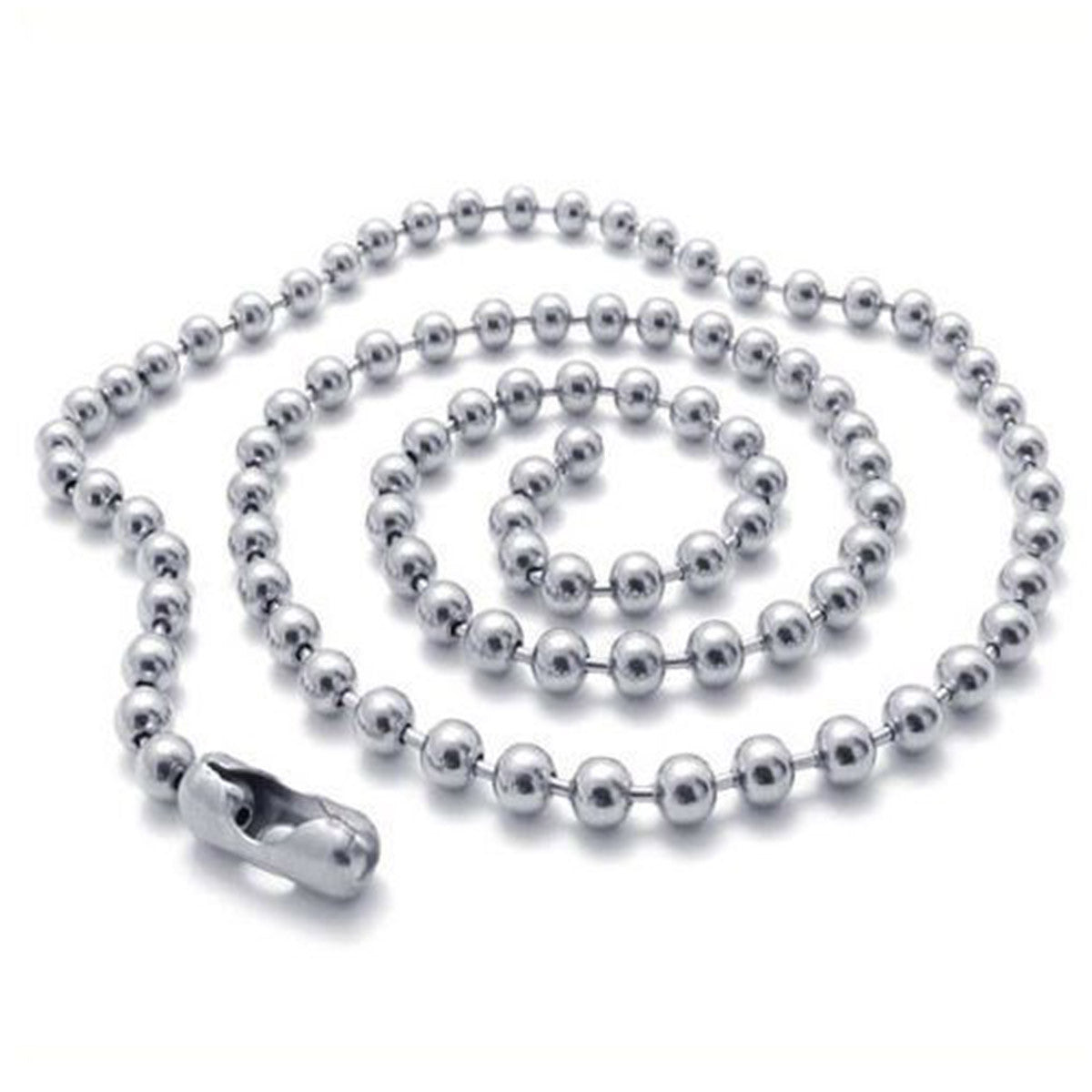 Metal Ball Chain with Connector Lock - (Pack of 100)