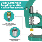 Snap Poppers Die Set for Green Machine Hand Press