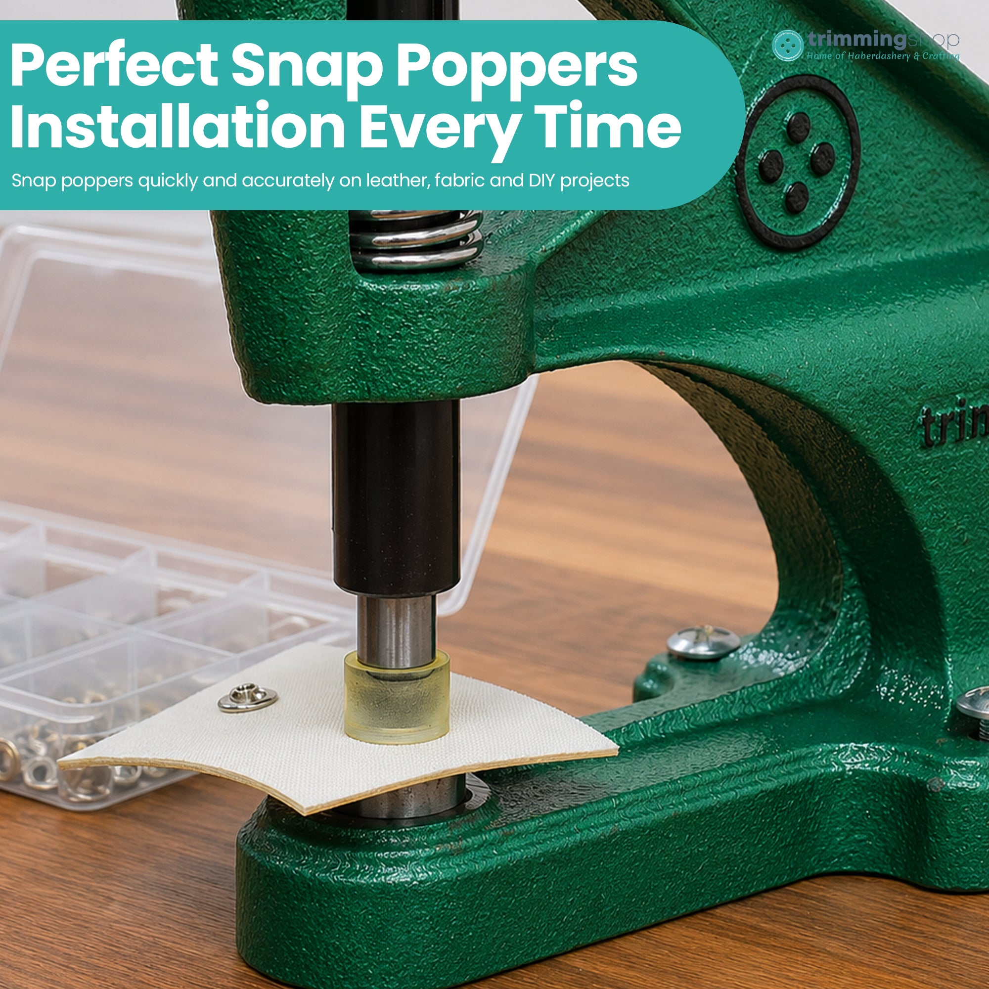 Snap Poppers Die Set for Green Machine Hand Press