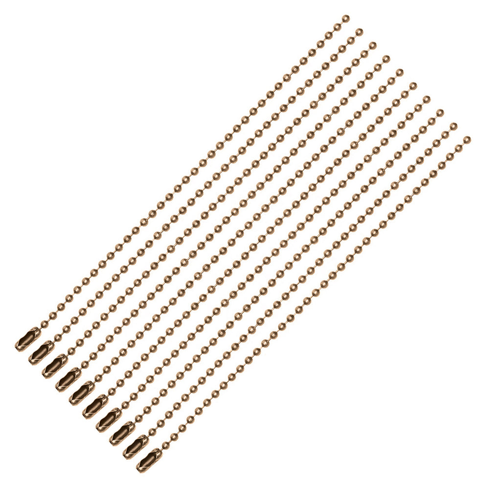 Metal Ball Chain with Connector Lock - (Pack of 100)