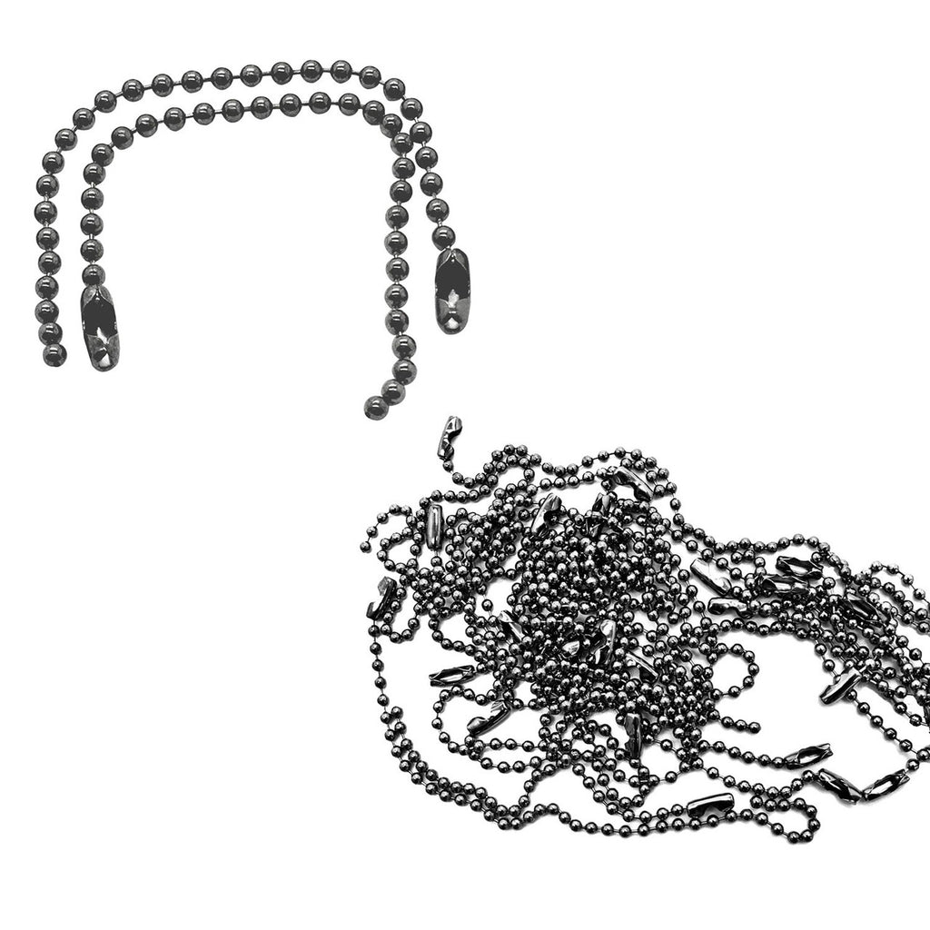 Metal Ball Chain with Connector Lock - (Pack of 100)