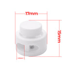 Plastic Twin Hole Cord Lock Spring Loaded Toggle Stopper