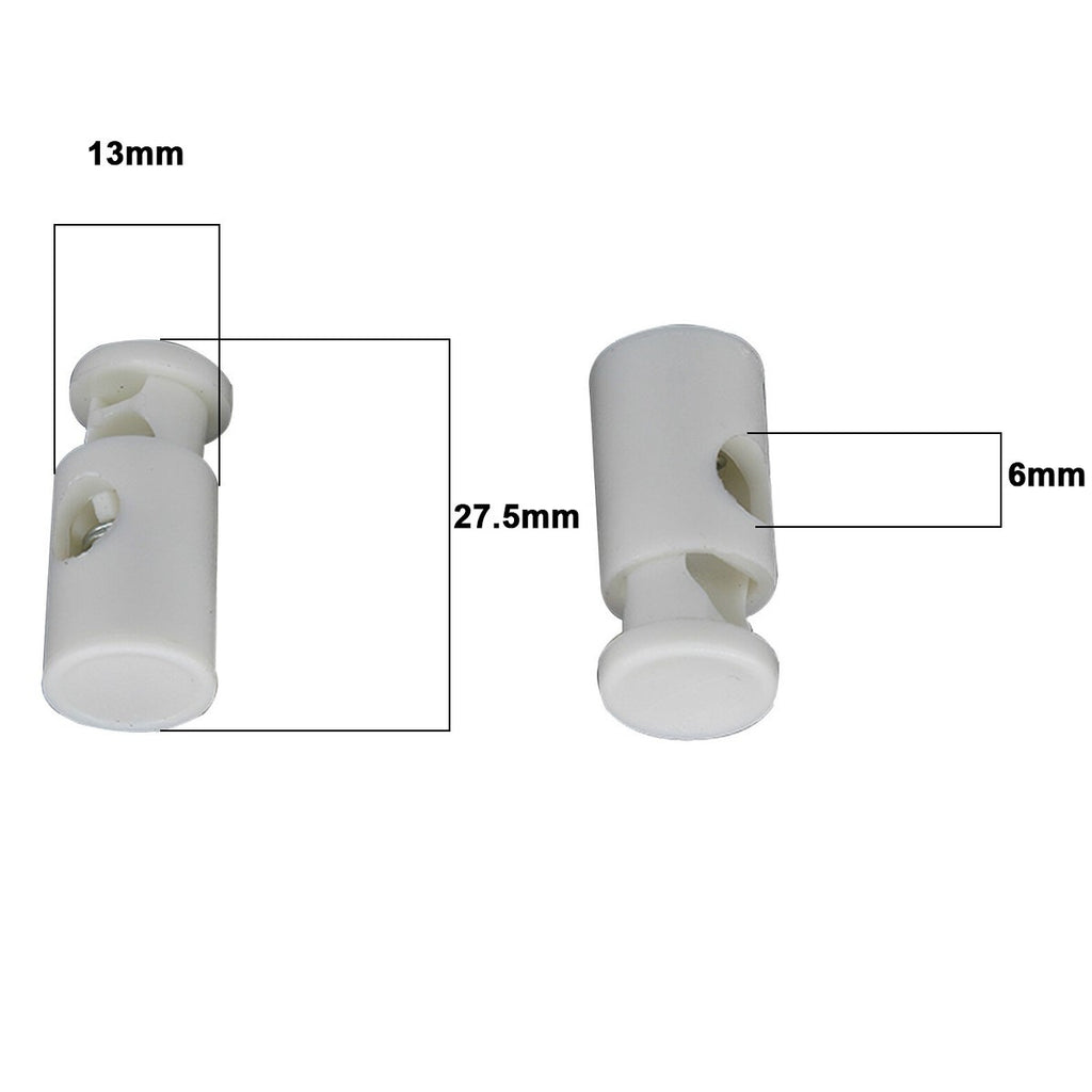 Long  Round Cord Stoppers Lock Toggles
