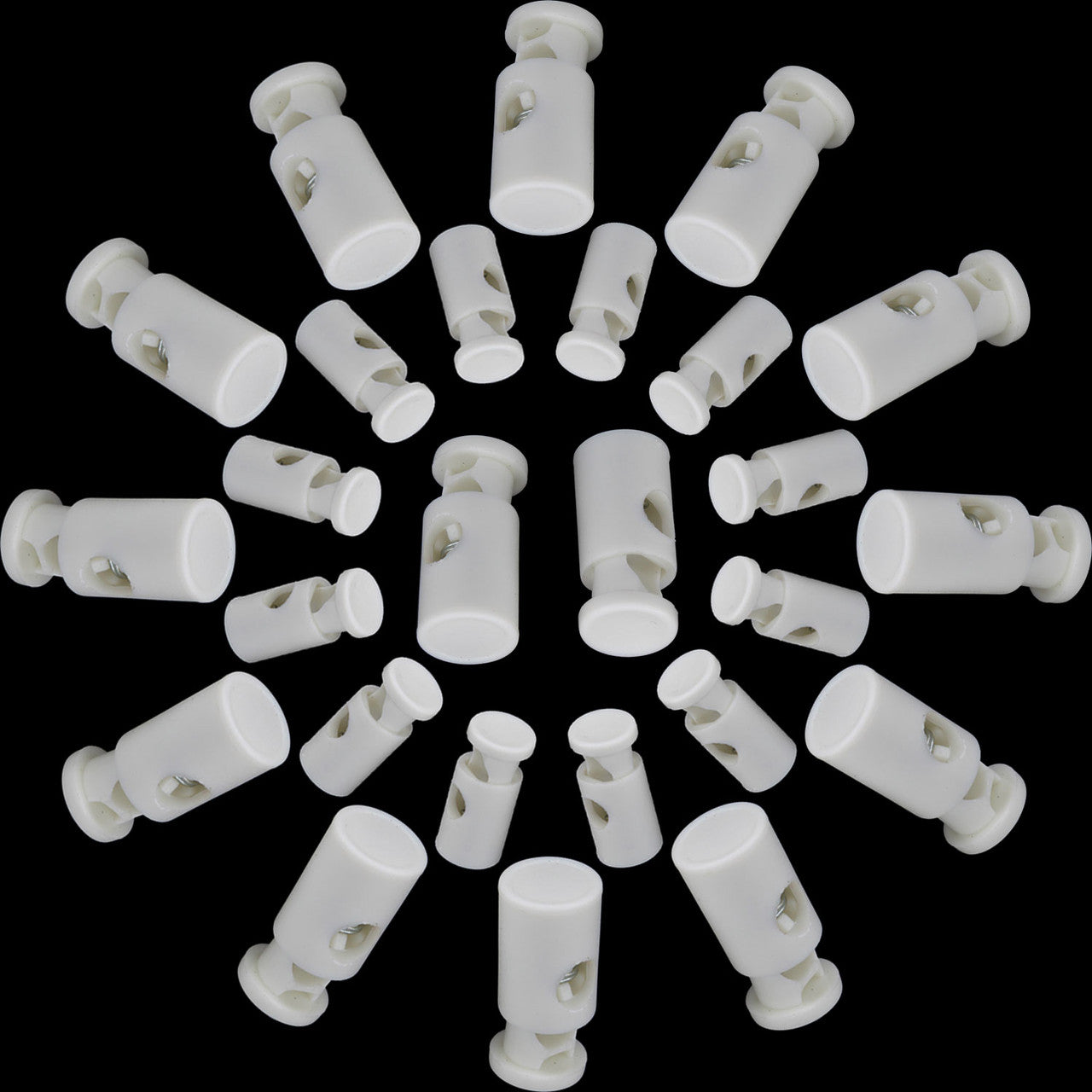 Long  Round Cord Stoppers Lock Toggles